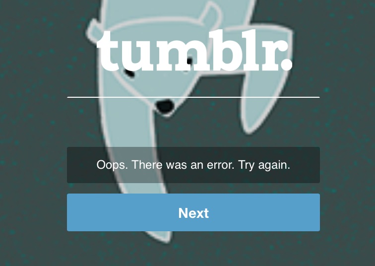 How To Resolve Log In Errors On Tumblr 